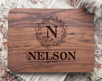 Personalized Cutting Board Wedding Gift Custom Cutting Boards Personalized Anniversary Gifts Engraved Charcuterie Boards Bridal Shower Gift