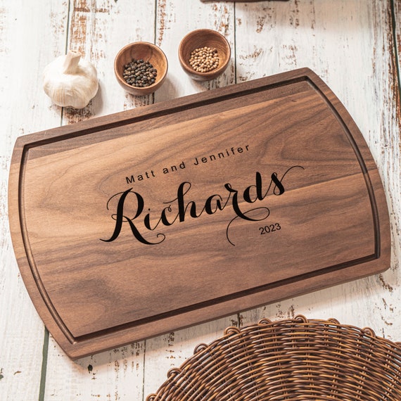 Personalized Wedding Gift Newly Wed Gifts for the Couple Gifts Anniversary  Cutting Board Charcuterie Board, Birthday, Christmas, Valentines