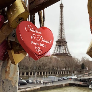Personalized Padlock, Two Hearts Locked in Love, Heart Lock, Custom  Lock Gift, Wedding Gifts, Anniversary Gift for Boyfriend Gifts for Him