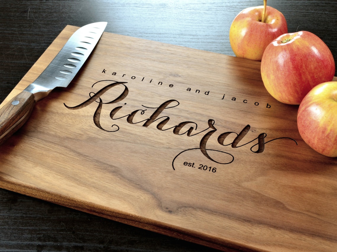 Personalized Cutting Board Custom Cutting Board Personalized Etsy