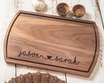 Personalized Cutting Board - Engraved Cutting Board, Custom Cutting Boards, Wedding Gift, Anniversary Gift, Housewarming Gift, Engagement