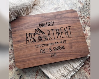 Personalized Charcuterie Board First Apartment Gift, New Home Housewarming Gift