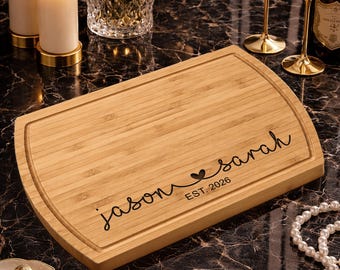 Anniversary gift, personalized cutting boards, wedding gifts for her, wife gifts, custom board