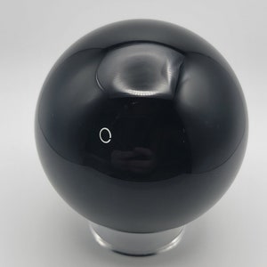 Large Black Obsidian Sphere 10 inches diameter