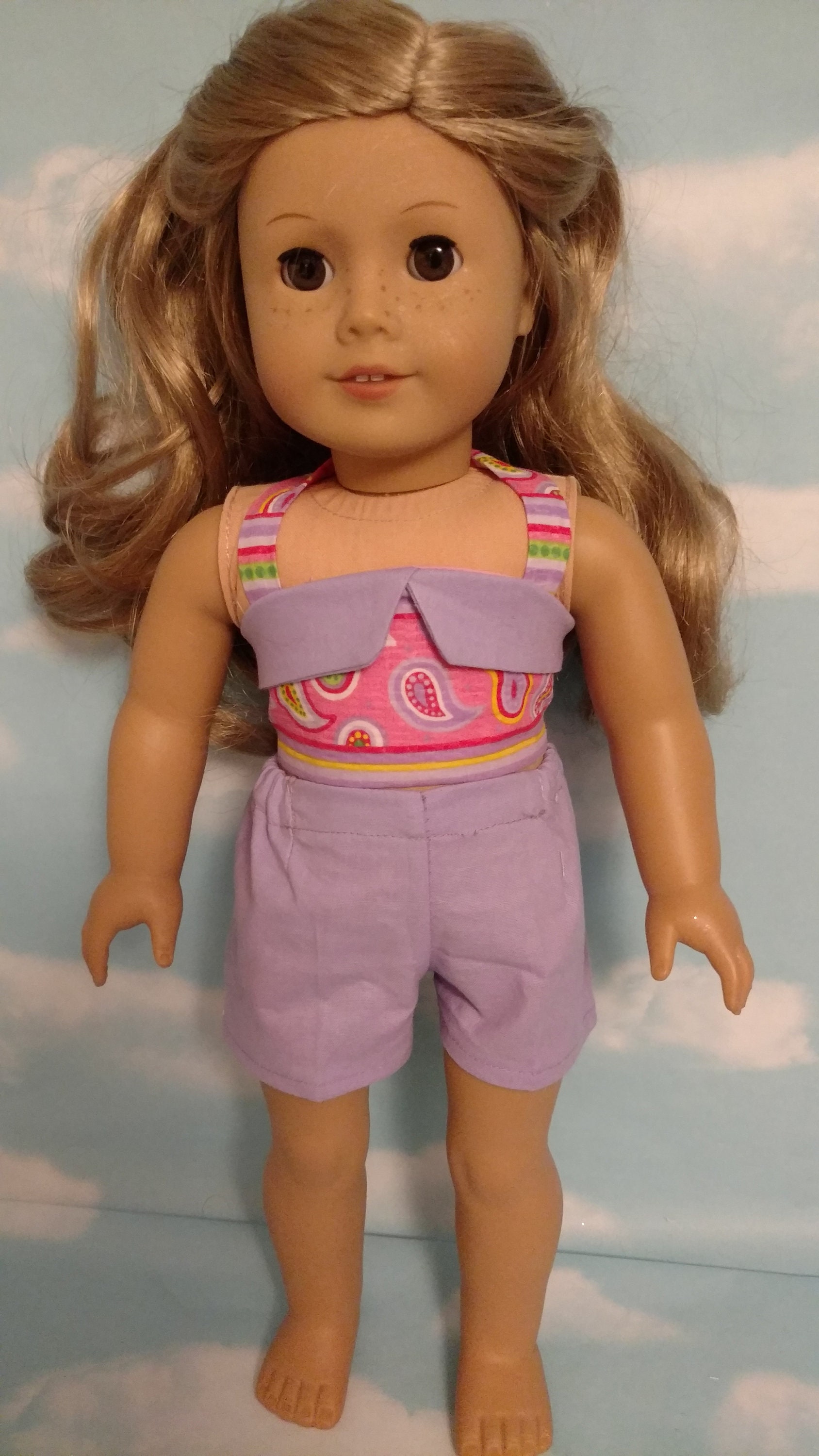 18 inch doll clothes Top & Shorts fits 18 American Girl | Etsy