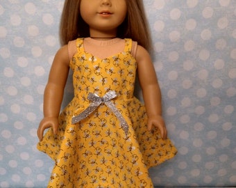 18-inch doll clothes Dresses, American made fits 18" Girl Dolls e68a