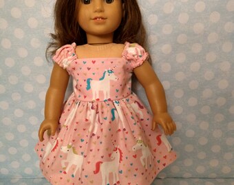 18-inch doll clothes Dresses, American made fits 18" Girl Dolls e67b