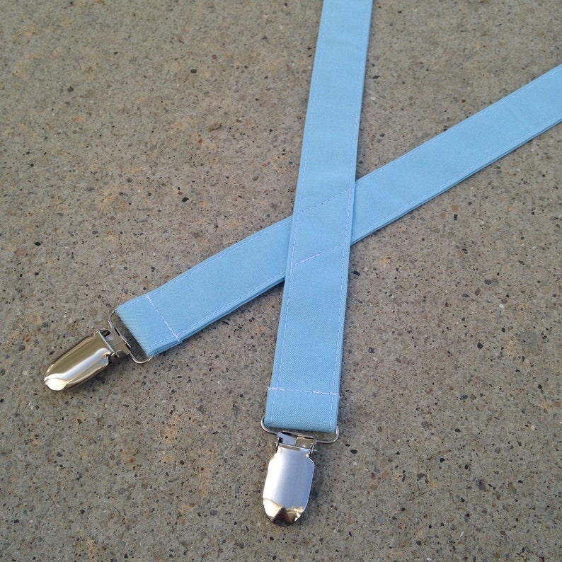 Light Blue Bow Tie and Suspender Set for babies toddlers Etsy 日本