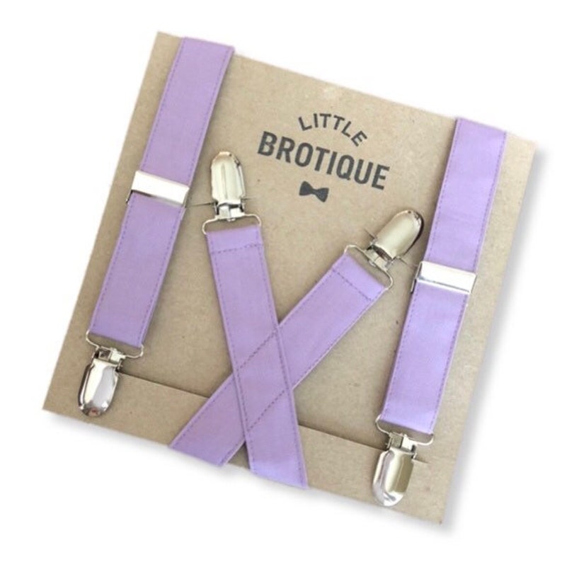 Lavender Bow Tie and Suspender Set for Men Boys Toddlers Etsy