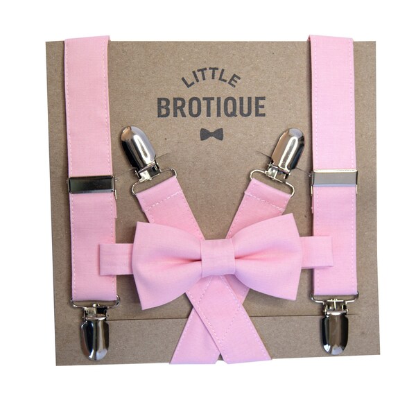 Boys Pink Bow Tie Etsy