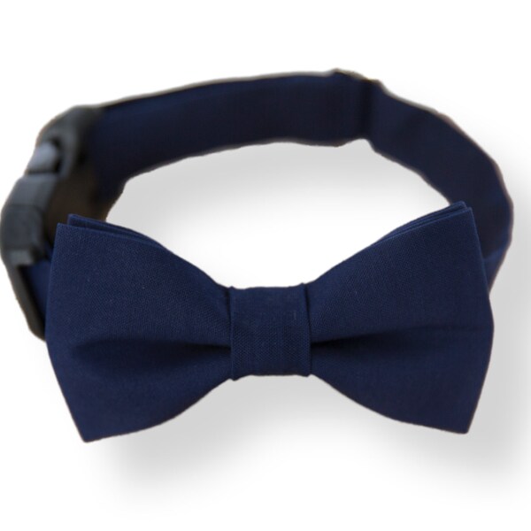 Navy Bow Tie Etsy