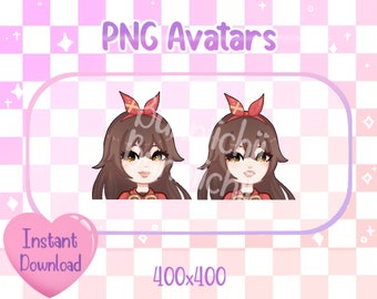 Animated Amber PNGtuber/GIFtuber Avatar - Genshin Impact Twitch/Discord Emote & Sticker