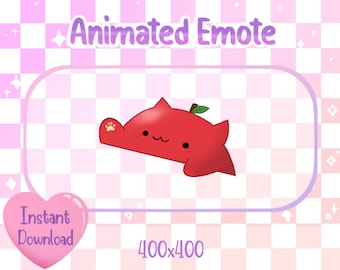 Animato Apple Bongo Cat Twitch / Discord Emote & Sticker