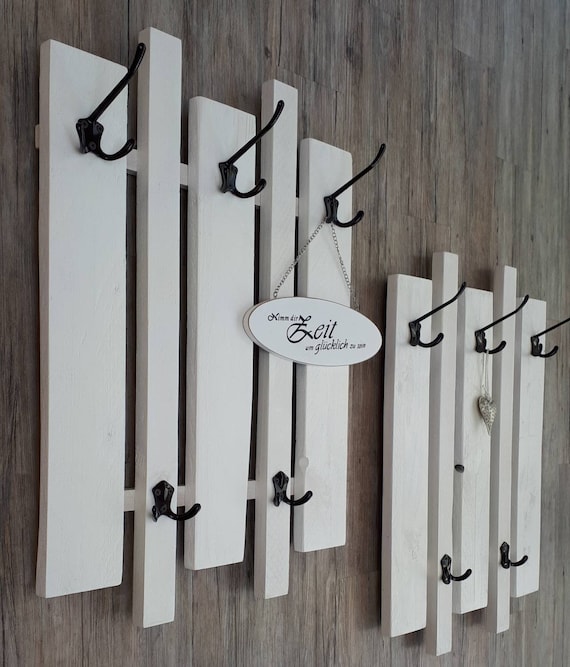 Garderobe, weiß, schwarz, 