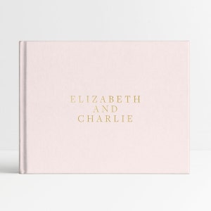 Wedding Guest Book, Personalized Wedding Guestbook, Wedding Guest Sign In Book, Reception Guestbook, Modern Wedding Photobook - ST1GBF