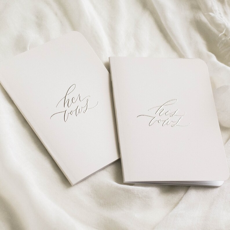 Personalized Vow Book Wedding Vow Book Vow Book Set Vow - Etsy