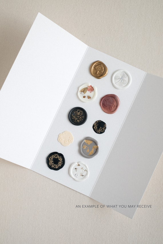 Papercraft Wedding Invitation Wax Seal Stickers Seal for Invitations DIY Bride Mystery Wax Seal