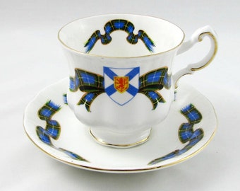 Nova Scotia Tartan Gift Cup, Souvenir of Nova Scotia