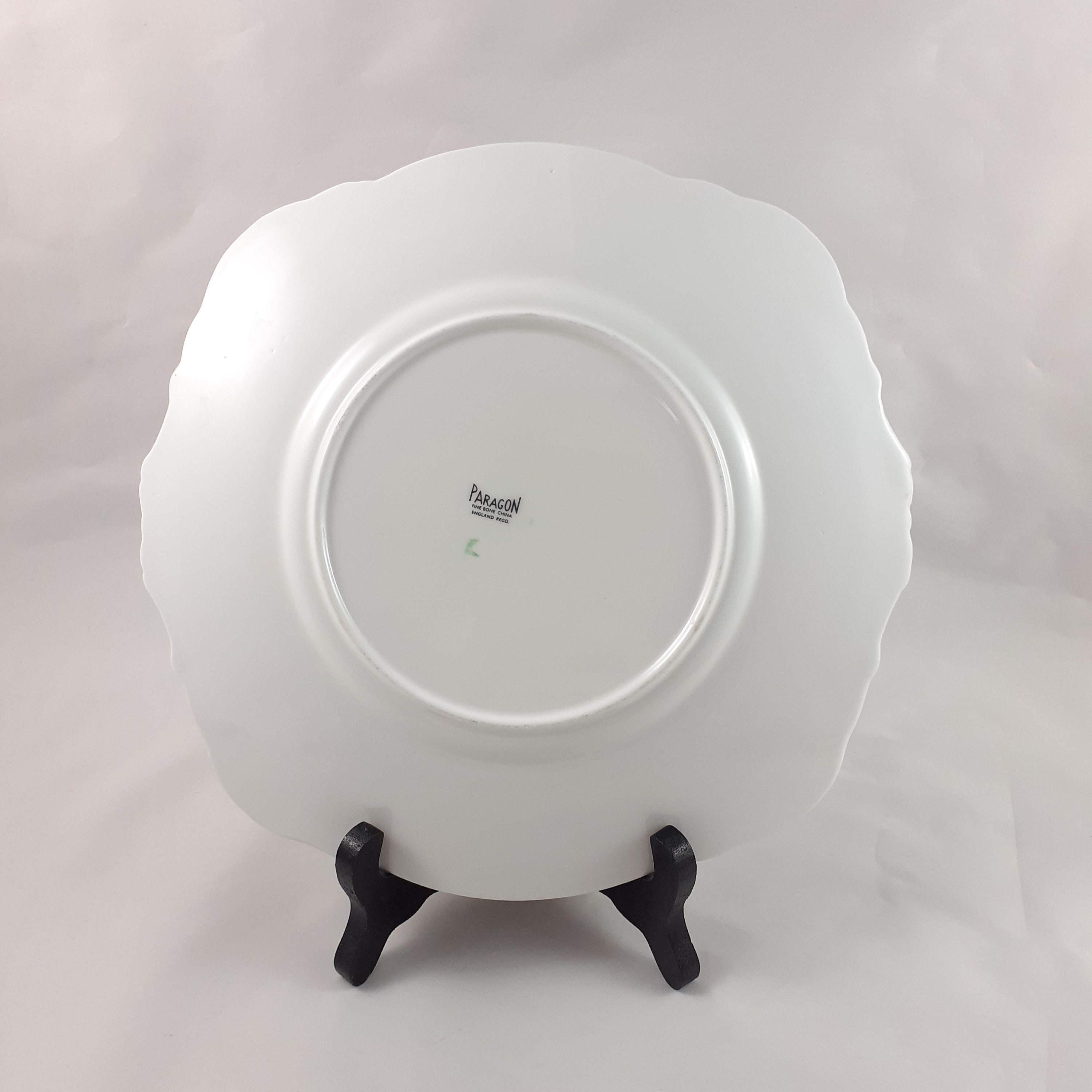 Serving Plate With Handles Paragon Vintage English Bone Etsy