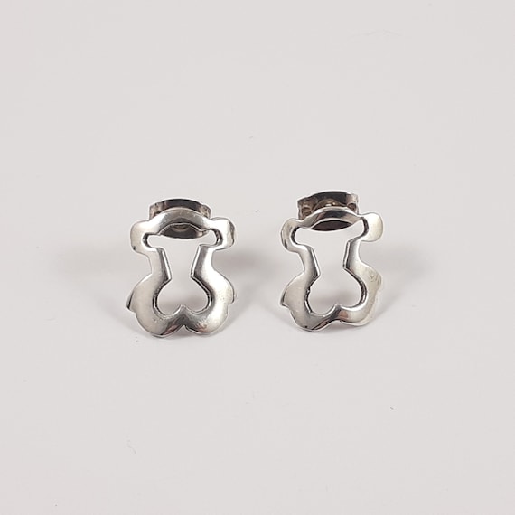 Vintage Sterling Silver Earrings for Pierced Ears, Signed MFX, 925 Earrings