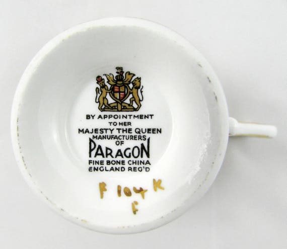 Buy Paragon Red Tea Cup and Saucer With Flowers, Vintage Paragon Cup and  Saucer Online in India 