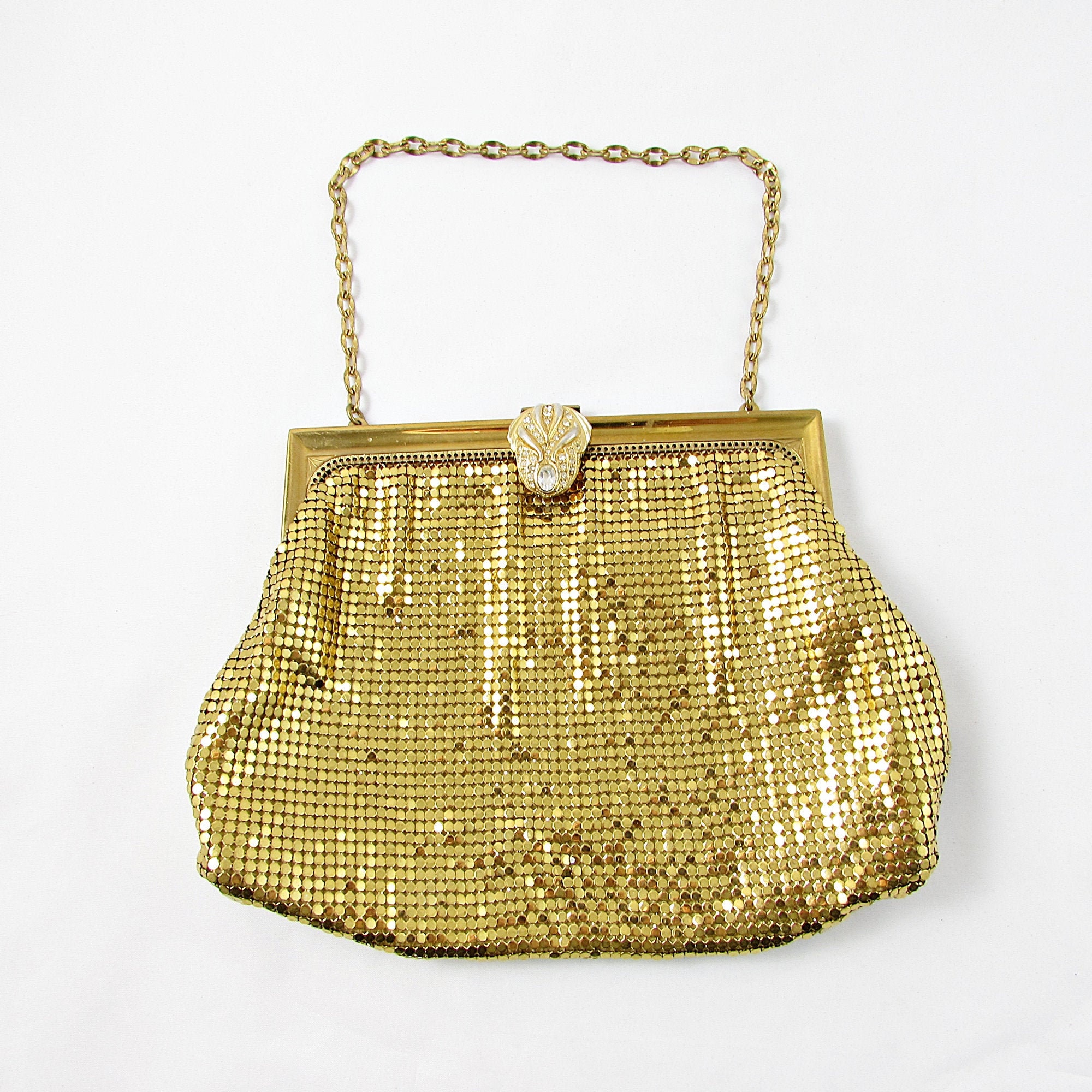 30's Whiting & Davis Gold Metal Mesh Purse – Doll Parts Collective