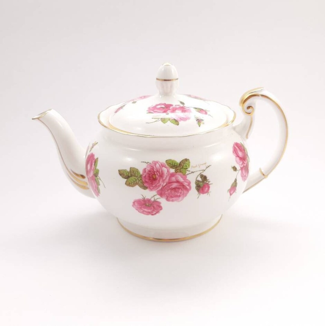 Foley Century Rose Teapot, Pink Roses, 4 Cup Teapot, Vintage 1950s Etsy