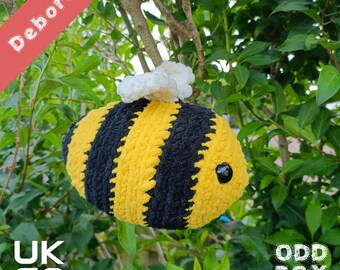 Large crocheted bee