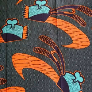 Cravatta uomo in Stoffa Africana / Tie for men African Fabric image 6