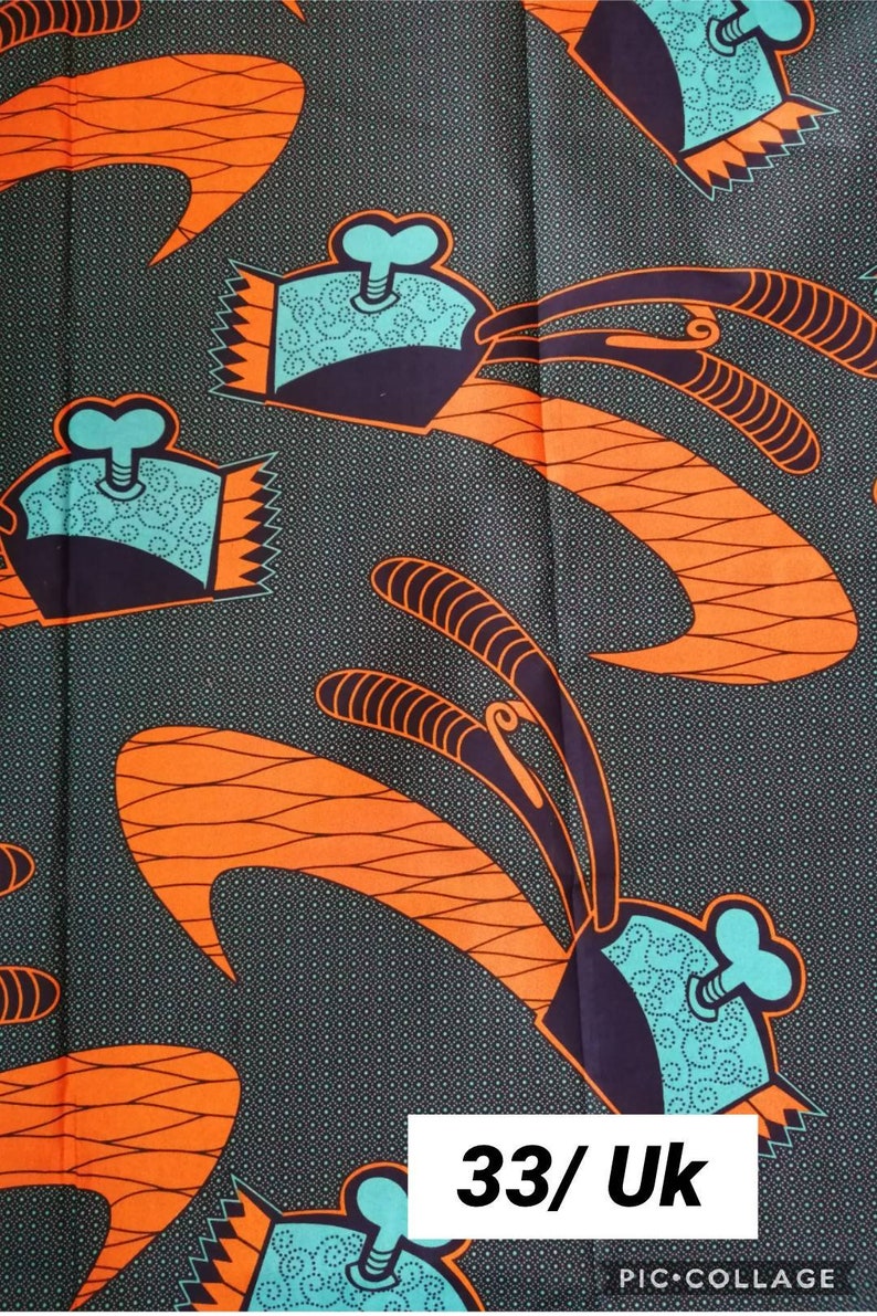 Cravatta uomo in Stoffa Africana / Tie for men African Fabric image 6