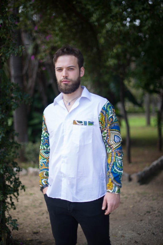 Camicia africana best sale uomo