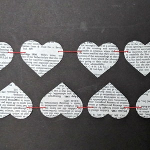 Law Heart Paper Banner Legally Bunting made from Law Books image 2