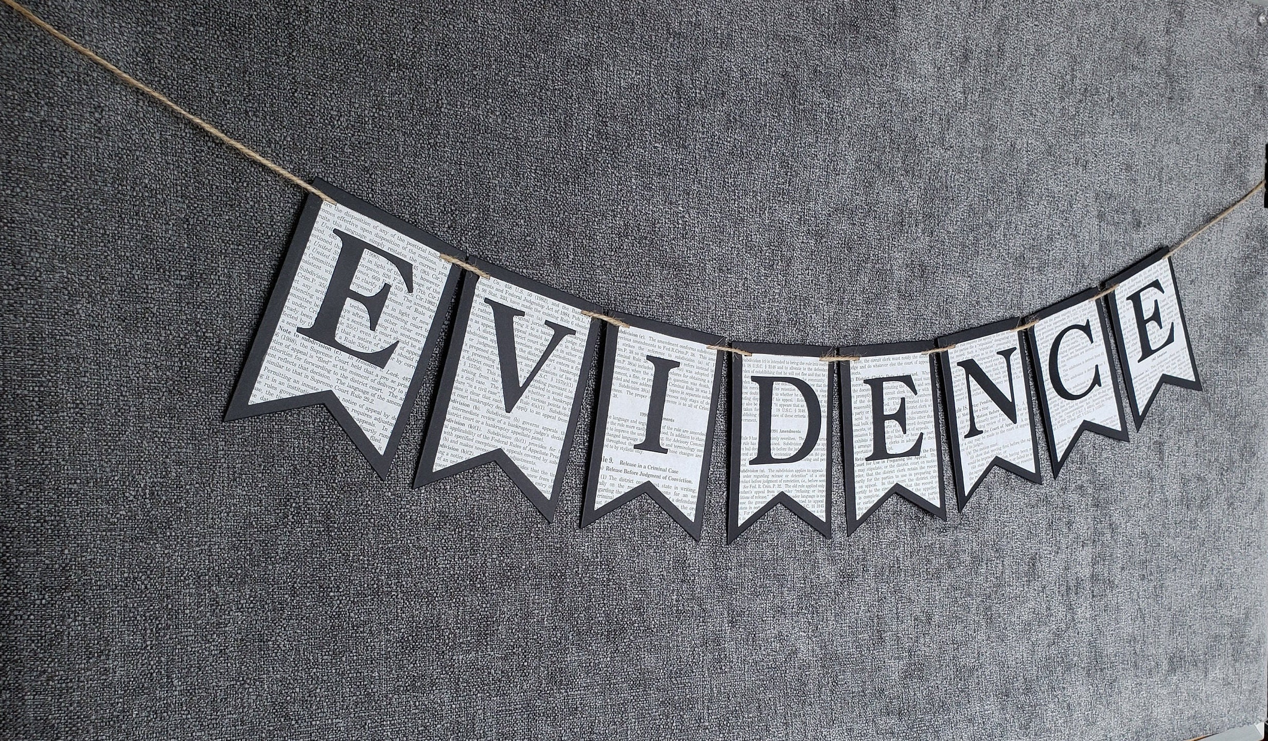 Evidence Vehicle Car Truck Magnet Sticker Decal Sign 12 X3 