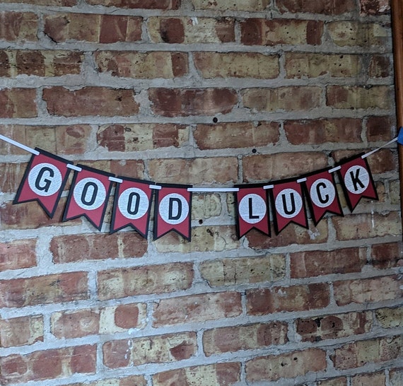GOOD LUCK Legally Bunting Made From Law Books | Etsy