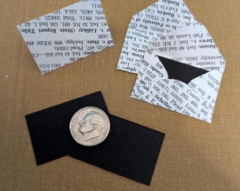 Legally Micro Note Cards and Envelopes from Law Books (set of 4) - Send Love