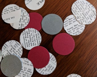 Circle Confetti Made from Law Books