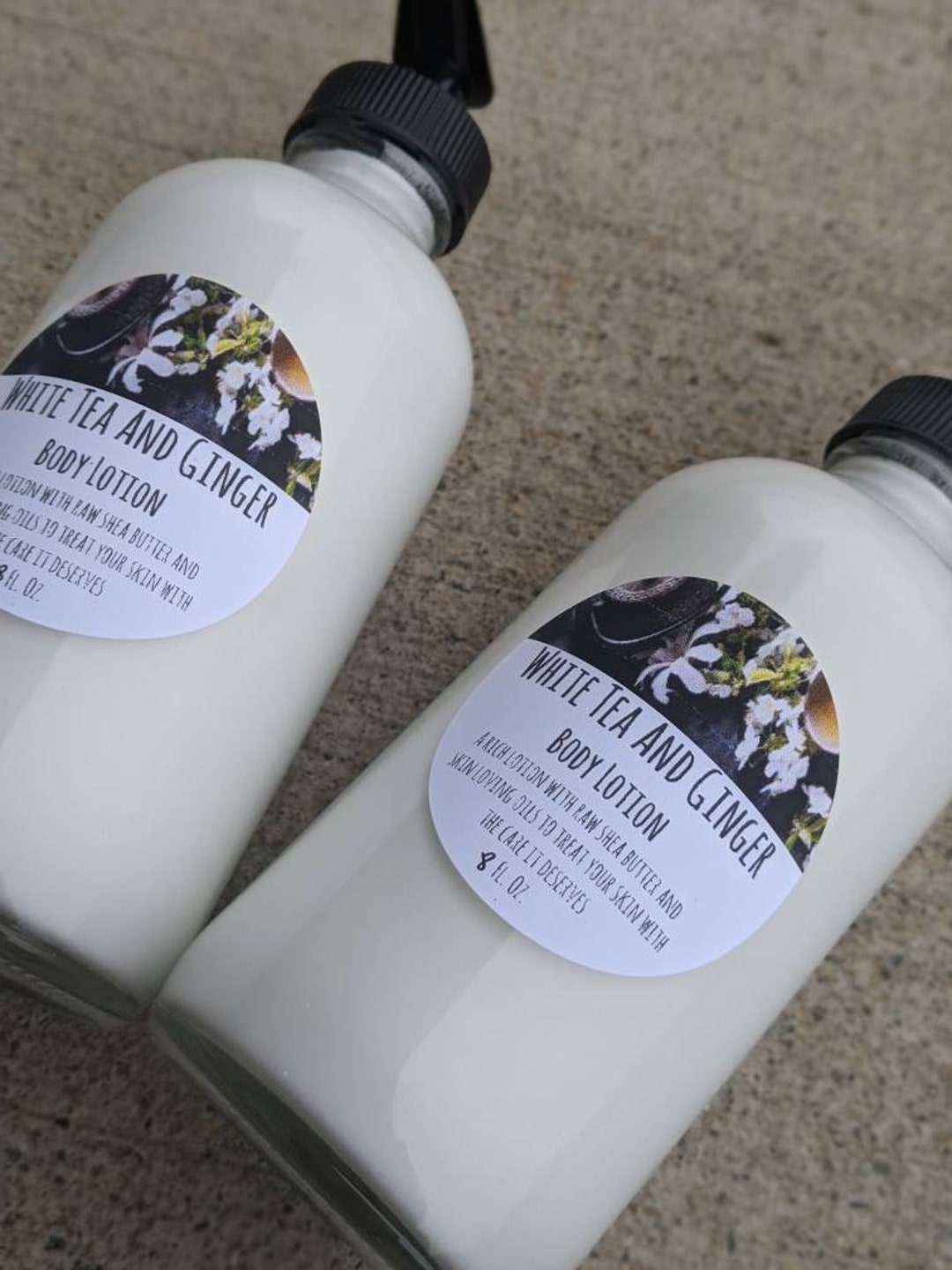 White Tea and Ginger Body Lotion Etsy