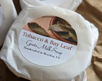 Tobacco and Bay Leaf Goats Milk Soap