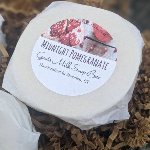 Midnight Pomegranate Goats Milk Soap