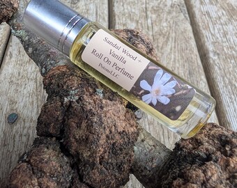 Sandal Wood + Vanilla Roll On Perfume