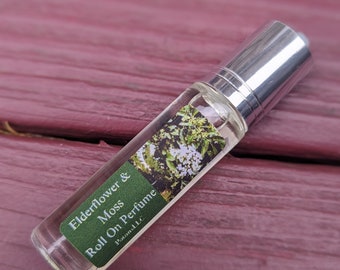 Elderflower and Moss Roll On Perfume