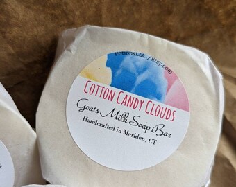 Cotton Candy Goats Milk Soap