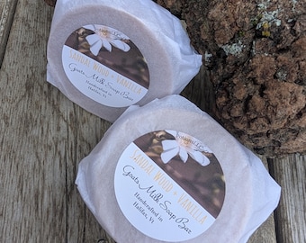 Sandal Wood + Vanilla Goats Milk Soap