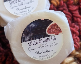 Spiced Autumn Fig Goats Milk Soap