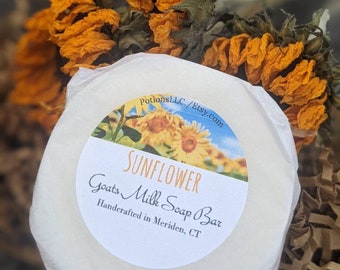 Sunflower Scented Goats Milk Soap