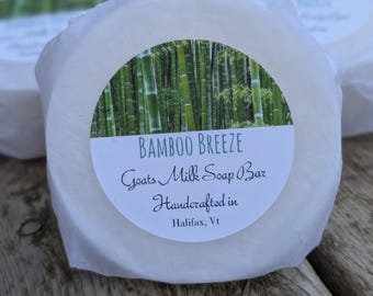 Bamboo Breeze Goats Milk Soap