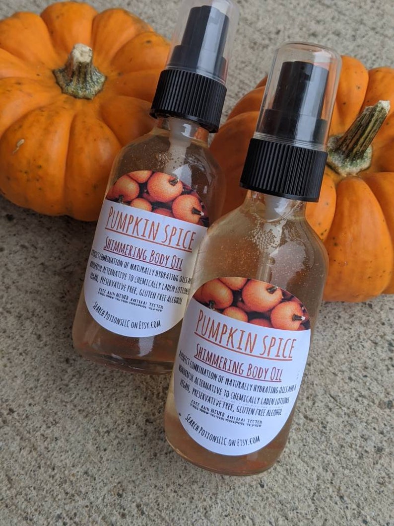 Pumpkin Spice Shimmering Body Oil image 1