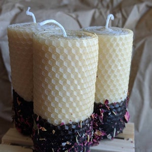 Beeswax Candles for Protection, Luck and Love