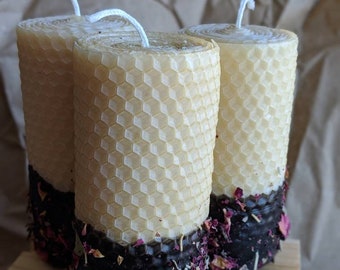 Beeswax Candles for Protection, Luck and Love