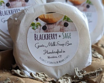 Blackberry Sage Goats Milk Soap